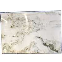 Natural stone white marble with vein slab