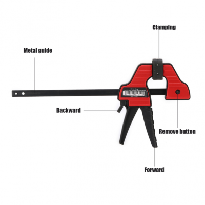 Raizi quick grip bar clamp quick connect clamp for wood stone