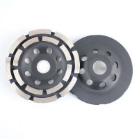 Raizi 5 inch 125mm Double Row Diamond Grinding Disc Concrete Grinding Wheel Disc